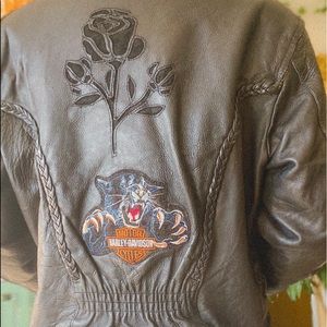 Vintage 80s/90s Leather Harley Davidson Jacket